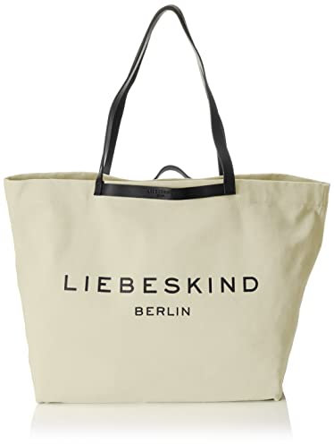 Liebeskind Berlin Damen Aurora20-Canvas Shopper L, 01 Pale Moon