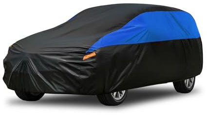 GUNHYI SUV Car Cover for Automobiles All Weather Waterproof, Universal Fit Ford Edge/Bronco, Chevrolet Equinox, Mazda CX-5, Hyundai Tucson, Volkswagen Tiguan, Volvo XC60 etc.