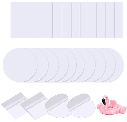 AWAVM Tent Repair Tape Kit, Waterproof Patch Clear Airbed Repair Tape, Transparent Puncture Repair Patches Tape For Tents, Inflatable Swimming Toy, Car Seat, Sofa, Awnings, Kayak(20PCS)