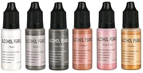 Metallic Alcohol Inks Bottles 15ml for Epoxy Resin Art,Acrylic Painting