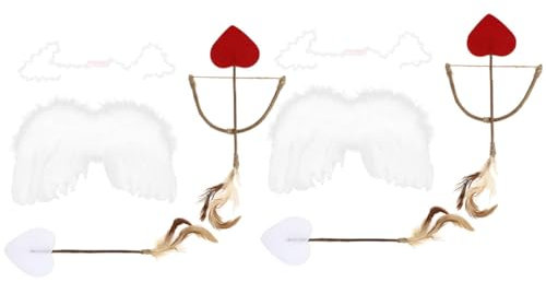 Didiseaon Disfraz De Cupido Alas De Ángel Accesorios Para Fotografía Cómodo y Seguro