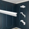 MARBET DESIGN Wandvertäfelung Styropor weiß - Segmentierte Wanddekoration XPS Stuck Dekor Kunststoff - Flachprofile Zierleiste Wandprofil Wandvertäfelung Raumgestaltung (E-19 40x21 mm, 20 Meter)