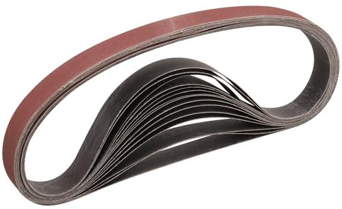 STEBRUAM Sanding Belt 25 x 762 mm,15PCS 240 Grit