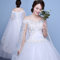 DRESS Robe de Mariée Robe de Mariée Épaule Robe de Mariée Robe de Mariée Taille Grande Était Mince Prince Princesse Jupe Jupe Robe de Mariée,Une,XXL