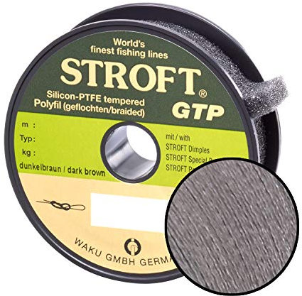 WAKU Schnur STROFT GTP Typ R Geflochtene 100m hellgrau R04-0,090mm-3kg