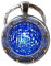 Stargate Atlantis Schlüsselanhänger, Stargate Portal SG1, Stargate Schlüsselanhänger, Geburtstagsgeschenk, 25 mm, Metall Glas Silber