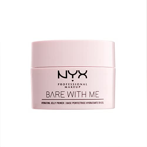 NYX Professional Makeup Bare With Me Hydrating Jelly Primer, Feuchtigkeitsspendendes Aloe- und Gurkenextrakt, Wasserbasierte Gel-Formel, Von Hautpflege inspiriert