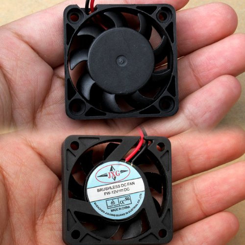 WANGQI Brushless Fan Heatsink Separator Interface 40 mm x 40 mm x 13 mm DC 12 V 2 Pin 9 Blade Cooler Brushless Mini Cooling Fan