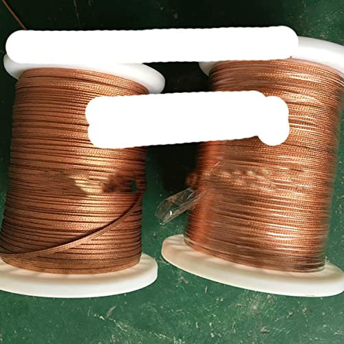10M cuivre Bouclier réseau 2mm-20mm Gaine de câble tressée Anti-interférence pour Alimentation, Audio, Haut-Parleur Gaine métallique-2mm