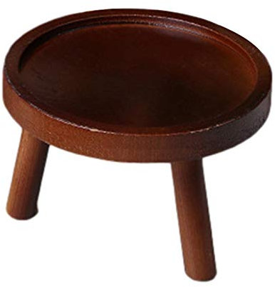 NGUMMS PflanzenhockerHolz BlumentopfständerBlumenhocker Pflanzenständer Pflanzenhocker Kleiner Deko Hocker Blumenhocker Massiv