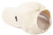Senro Vientian Damen Pferdeschwanz-Baseballkappe - verstellbare hohe unordentliche Dutt Ponycap mit Öffnung für Pferdeschwanz, Weiss/opulenter Garten, Medium