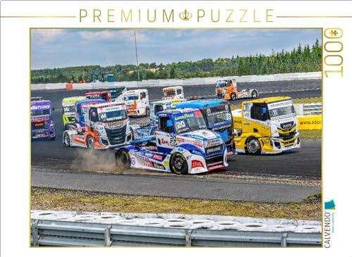 CALVENDO Puzzle Erbitterter Fight im Verfolgerfeld | 1000 Teile Lege-Größe 64 x 48 cm Foto-Puzzle für glückliche Stunden