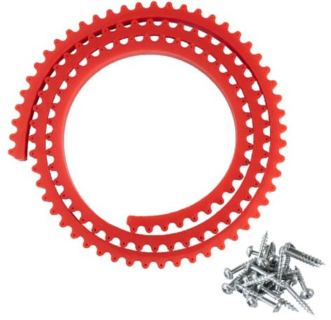 O'SKOOL Flexible Kurvenführung für Oberfräse, 198,1 cm, verstellbare Schablone für Trimmen von ungeraden Formen und komplexen Konturen
