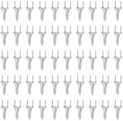 GAJUST Tornillos autorroscantes Clavos de Garra de fijación bidireccional Fijación de zócalo Clavos sin Costura (Color : 1.5cm 0.8cm 50)