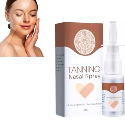 BronzeMist Tanning Nasal Spray, Tanning Sunless Spray, Sunless Self Tanning Nasal Spray, Soft Deep Tan Dry Spray Sunless Tanning Mist, Summer Color Sunless Self-Tanning Facial Mist (2pcs)