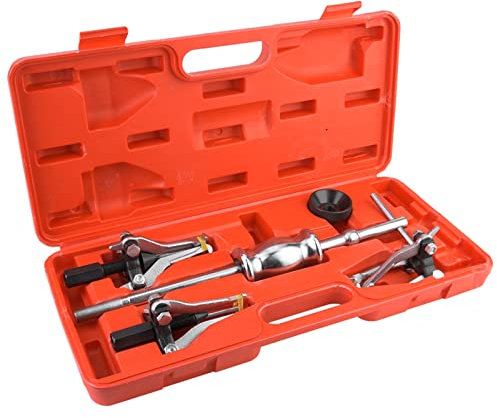 Cocoarm Lot de 5 extracteurs de roulement, en acier au carbone, roue dentée externe interne, extracteur de roulement, extracteur de roulement, extracteur de roulement, kit de marteau à inertie avec