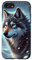Hülle für iPhone SE (2020) / 7 / 8 Wolf Alaska Fantasy Schneesturm