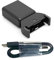 Riiichflowshop Rechargeable Li-Ion Coin Button Cells for LIR2032 LIR1632 LIR2025 LIR2016 LIR2032H Battery Power Black ABS