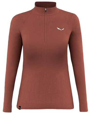Salewa Damen Zebru Med Warm Amr W 1/2z Tee. T-Shirt (1er Pack)