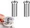 Zhenghebuy Sink Basket Screw,2 Pieces 35mm Hollow Kitchen Sink Plug Screws,Kitchen Sink Basket Strainer Screw for Drain Fitting,Sink,Drain Strainer(Silver)