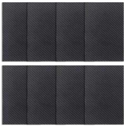 8 Stück Anti Rutsch Pads Antirutschmatte Selbstklebend Antirutsch Aufkleber Antirutsch Pads Möbel 15x10cm Quadrat Gummifüße Selbstklebend Antirutschmatte für Möbelfüße Stuhlbein Tische Sofas