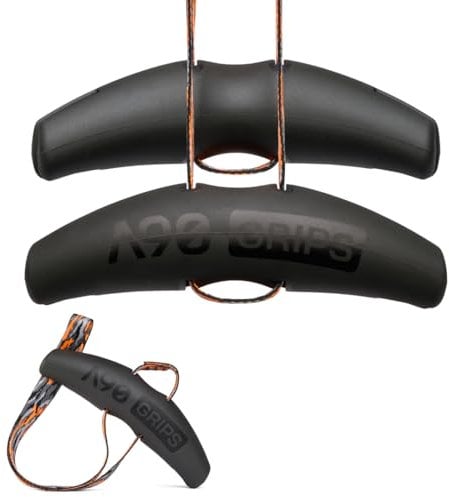 Angles90 Dynamische Fitness Griffe Camo – Pullup Griffe befestigbar an Klimmzugstangen – Für Latzug Maschinen & Rudergeräte – Ideal für Kabelzug & Kraftmaschinen – Trainingsgriffe Fitness