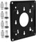 KOMBIUDA 1 Set PC Mini PC Mounting Rack Sturdy Construction Easy Installation Sleek Design for Home Office Decor Compatible with Vesa Monitors and Displays for Space Saving