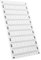 HIAKDOFT 20 Blatt Skalenaufkleber Klebemaßstab selbstklebendes Linealband Durchmesser Band Messaufkleber Transparente Aufkleber mit Fischlinealen Lineal Aufkleber Fisch Messbrett PVC