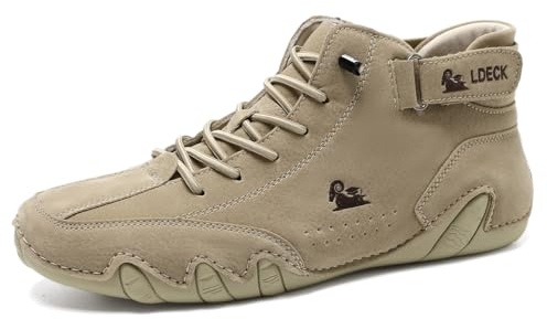 Chaussures minimalistes en cuir imperméable – semelle fine 4 mm pieds nus, soutien voûte & soulagement fasciite plantaire – antidérapantes & respirantes pour marche, randonnée & sport pieds sensibles