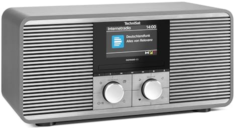 TechniSat DIGITRADIO 425 - Stereo DAB+, Internetradio mit CD-Player | Bluetooth Audio-Streaming, WLAN, USB, AUX in, Spotify Connect, 40 Watt, Equalizer, Farbdisplay, App-Steuerung, Anthrazit