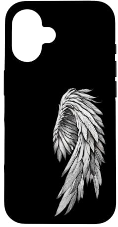 One Winged Angel Gothic Fantasy Gamer Back Print Case for iPhone 16