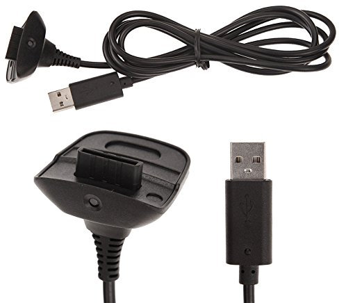 CHILDMORY Adaptador de carga USB cable de alambre para Xbox 360 Wireless Game Controller
