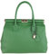 Chicca Borse Handbag Borsa a Mano da Donna con Tracolla in Vera Pelle Made in Italy 35x28x16 Cm