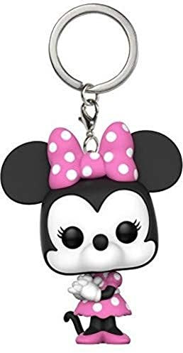 Funko Pop! Keychain: Disney - Minnie Mouse - Mini-figurine en Vinyle à Collectionner Porte-clés Fantaisie - Cadeau de Noël - Idée de Cadeau - Produits Officiels - TV Fans - Mini-figurine