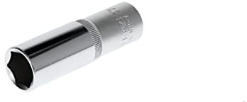 GEDORE red Douille longue, Entraînement 1/2 12,5 mm, 6 pans, Diamètre 17 mm, Outil, R61001714, Acier chromé