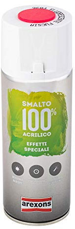 Arexons AREXSONS | Smalto 100% Acrilico, Effetto Speciale Fluorescente, Colore Fucsia 400 ml, Senza Ammoniaca, Colore Resistente e Brillante