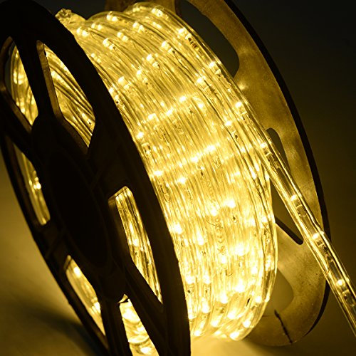 DREAMADE 20M LED Lichterschlauch Außen, Lichterkette mit 720 LEDS, Lichtschlauch 15000h für Weihnachten, Hochzeit, Party und Fest (Warmweiß, 20)