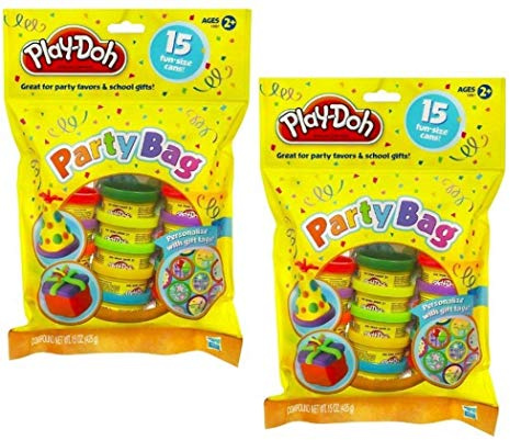 Play-Doh Partytütenteig, 15 Stück (verschiedene Farben) – 2 Stück
