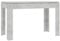 vidaXL Esstisch Minimalistischer Stil Küchentisch Esszimmertisch Speisetisch Tisch Küche Esszimmer Betongrau 120x60x76cm Holzwerkstoff