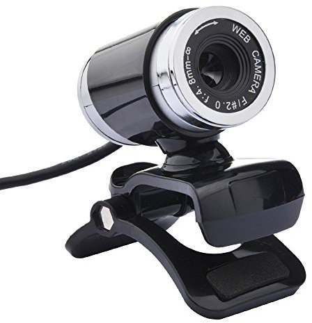 DemiawakingUK Webcam HD 480P USB 12MP Webcam per PC Videocamera per Computer Fotocamera per PC con Microfono per Computer Desktop PC Portatili (Nero)