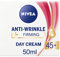 NIVEA Anti-Falten + Straffende Creme Alter 45+ (50 ml), Altersspezifische Gesichtspflege Intensive Hautpflege mit Aprikosenkern und Sheabutter, Sonnenschutz mit UV-Filter
