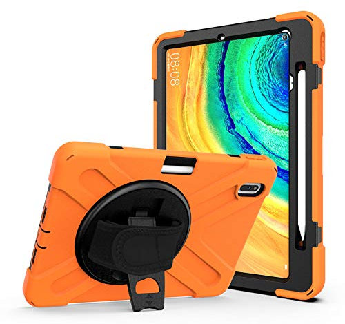JCTek - Custodia antiurto per tablet Huawei MatePad Pro da 10,8 pollici 2019 e ibrida, robusta custodia protettiva con portapenne incorporato,