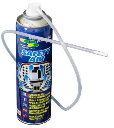 B-BLACK SAFETY AIR CONTENUTO 250 ML SPRAY IGIENIZZANTE PER CLIMATIZZATORI MULTIUSO DETERGENTE CONDOTTI DI AERAZIONE
