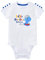 Kleiner Bruder Bodys Baby Junge Dinosaurier Bodysuit Kurzarm Kleinkind Geschenke 100% Baumwolle Dino Babybody Kleiner Bruder Outfit Neugeborene Strampler (Weiß, 0-3 Monate)