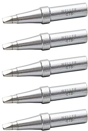 Genuine Weller WE1010 Soldering Tip Set (ETB-5), Screwdriver, 0.093 / 2.4 mm, 5 PCS
