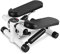 Hobby Tech Mini Stepper de Fitness avec Ecran Digital LCD Indicateur Calories Minuteur et Répétitions et 2 Sangles Extensibles pour Fitness Aerobic (Noir et Blanc)
