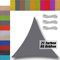 Voile d'ombrage Toile ombrage pour Patio Triangulaire Triangle rectangulaire ombrage imperméable pour terrasse Jardin extérieur 2x2 2x3 3x3 4x3 4x4 6x4 5x5m