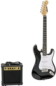 DIMAVERY EGS-1 E-Gitarren-Set, schwarz | E-Gitarren-Set für Einsteiger