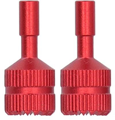 VGEBY RC Drone Zubehör, 2PCS RC Joystick Daumenwippe Aluminiumlegierung Abnehmbare Fernbedienung Daumenwippe für Mini3 Pro(Rot) Zubehör