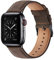 WFEAGL Bracelet en cuir véritable compatible avec Apple Watch - 41 mm, 40 mm, 38 mm, 42 mm (Series 10) - Bracelet de rechange en cuir véritable pour iWatch Series Ultra SE 10 9 8 7 6 5 4 3 2 1, marron